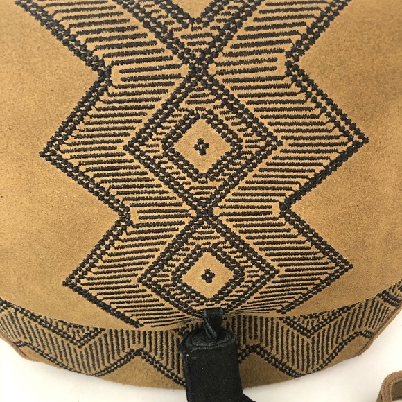 Free People Tan Suede Saddle Bag by Sundown Wilds - Picture 10 of 13